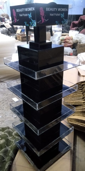 Nail Paint Display Stand Manufacturer in Delhi